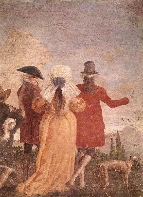 TIEPOLO, Giovanni Domenico The Promenade art France oil painting art